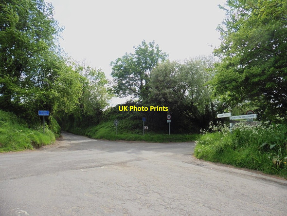 Photo 6"x4" Crossroads on Muckleditch Lane Hurcott\/ST3916 c2016