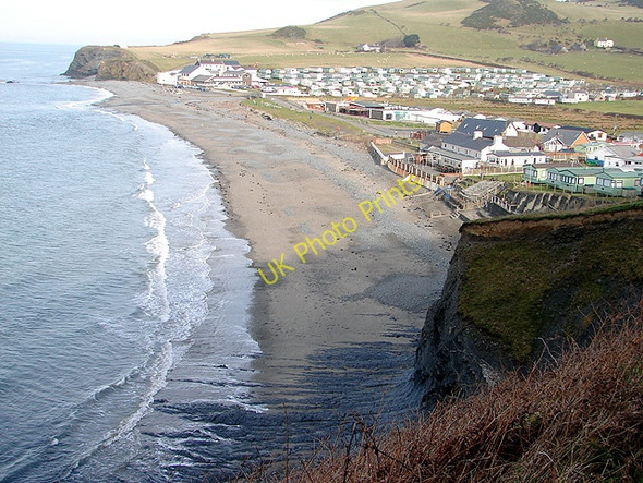 Photo 6"x4" The beach at Clarach Bay Aberystwyth c2009
