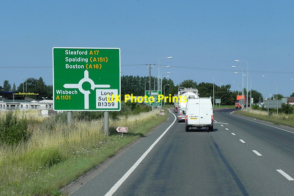 Photo 6"x4" Westbound A17 near Mill Hill Sutton Crosses c2015