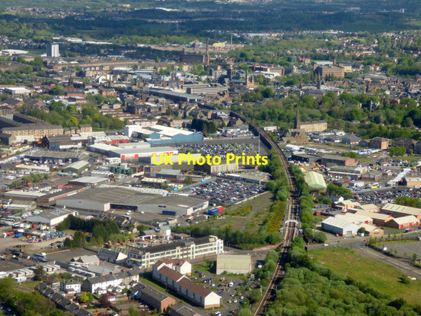 Photo 6"x4" Paisley from the air Paisley c2016