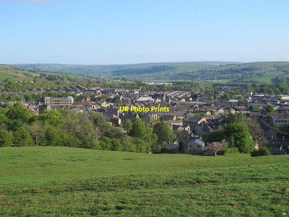 Photo 6"x4" Skipton seen from Park Hill Skipton c2016