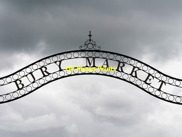 Photo 6"x4" Bury Market Sign Bury\/SD8010 c2016