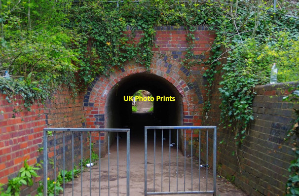 Photo 6"x4" Tunnel under railway line, Worcester Worcester c2016