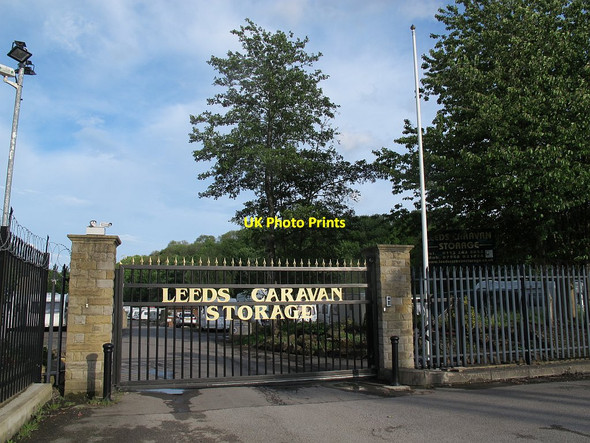 Photo 6"x4" Entrance to Leeds Caravan Storage Upper Armley c2016