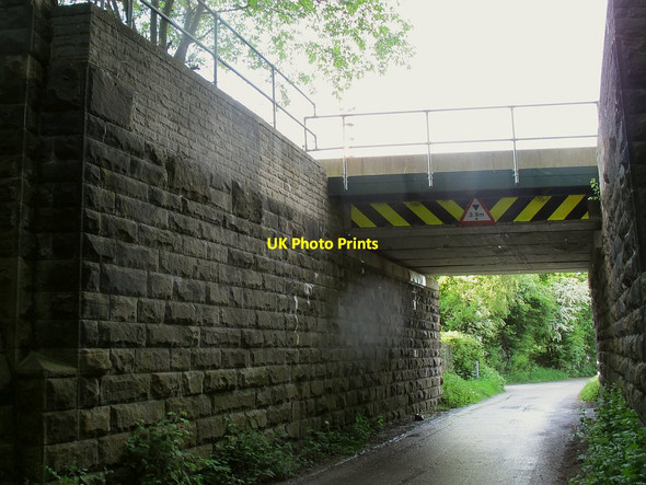 Photo 6"x4" Rebuilt railway bridge over Redcote Lane Upper Armley c2016