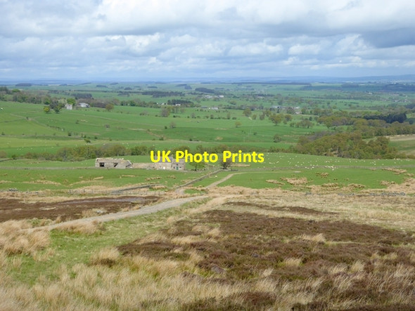 Photo 6"x4" A vast vista Hunstanworth c2016