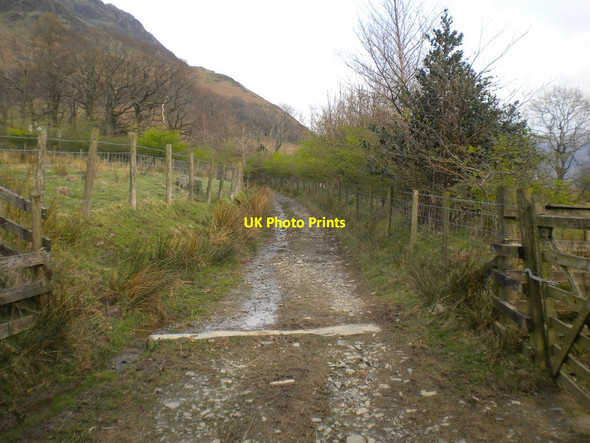 Photo 6"x4" Bridleway south east of Buttermere village (1) Buttermere\/NY1717 c2016