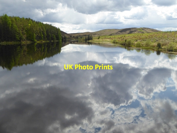 Photo 6"x4" Reflected cloudscape Roberton\/NT4214 c2016