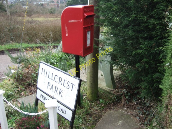 Photo 6"x4" Postbox at the end of Hillcrest Park, Exeter Exeter c2009