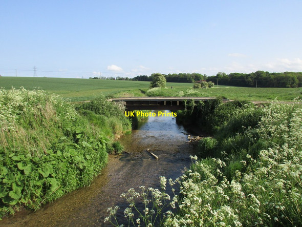 Photo 6"x4" Bridge over Laceby Beck Laceby Acres c2016