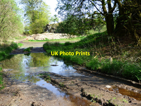 Photo 6"x4" Muddy track at Cairncurran quarry Burnbank Fm\/NS3169 c2016