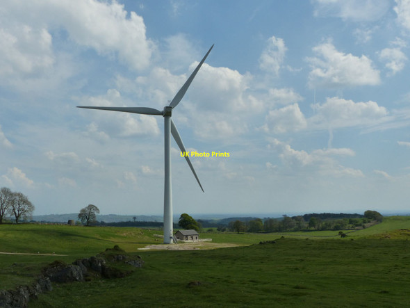 Photo 6"x4" Wind turbine, Carsington Pastures Brassington c2016
