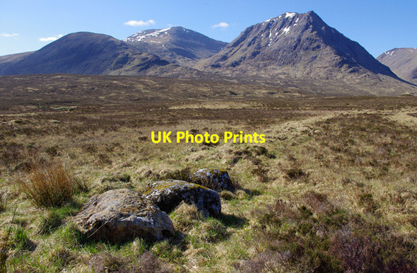 Photo 6"x4" Glen Etive and Meall a' Bh\u00c3\u00b9iridh Kings House Hotel c2016