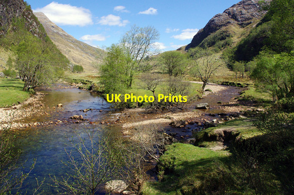 Photo 6"x4" Water of Nevis Meall Cumhann c2016
