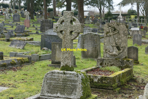 Photo 6"x4" Cross & Anchor No Man's Land\/SU5029 c2016