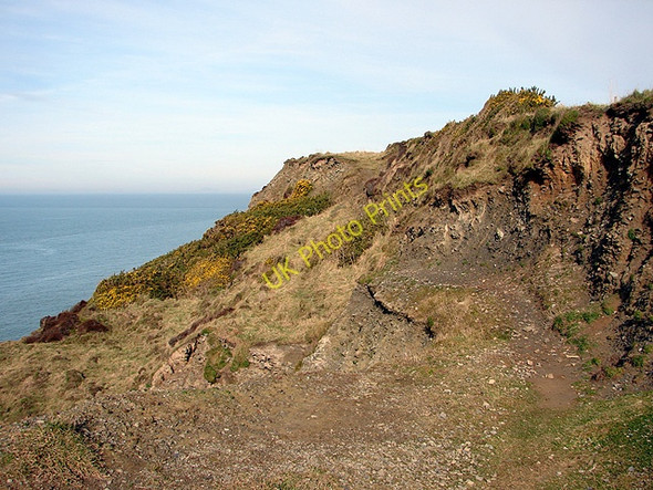Photo 6"x4" Eroded path Clarach c2009