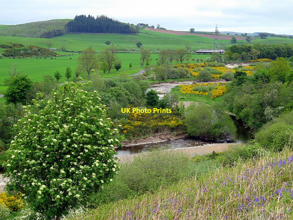 Photo 6"x4" River Breamish west of Brandon Branton\/NU0416 c2016
