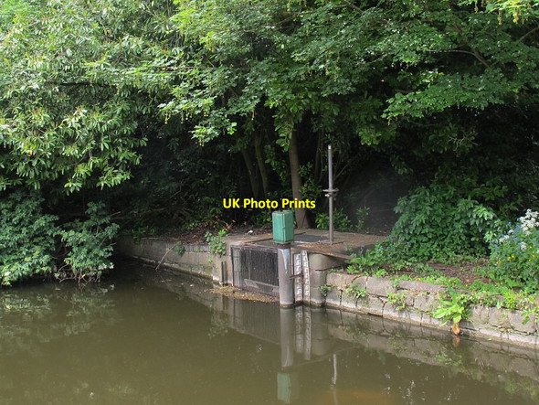 Photo 6"x4" Minster Pool, Lichfield: outflow Lichfield c2016
