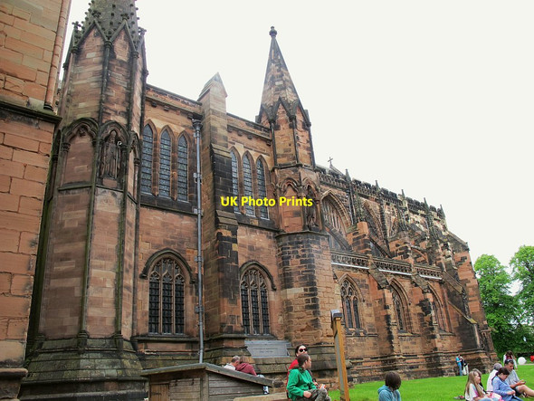 Photo 6"x4" Lichfield Cathedral: south side of the chancel Lichfield c2016