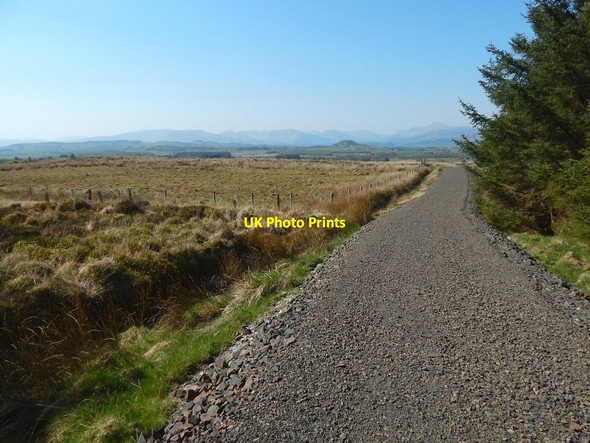 Photo 6"x4" The John Muir Way approaching Cameron Muir Gallangad Muir c2016