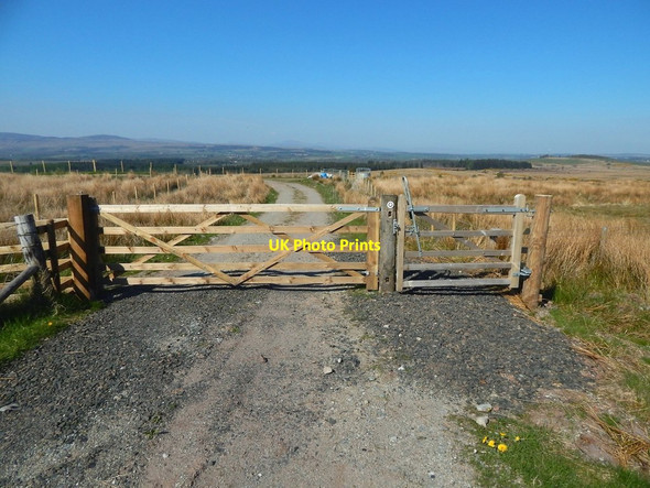 Photo 6"x4" Gate on the John Muir Way Tullycross c2016