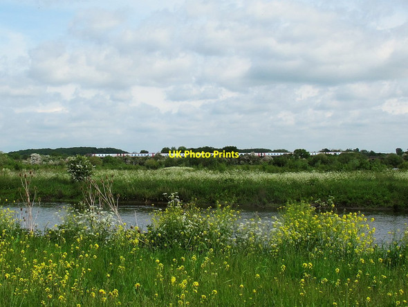 Photo 6"x4" Cross  Country train near Alrewas Croxall c2016
