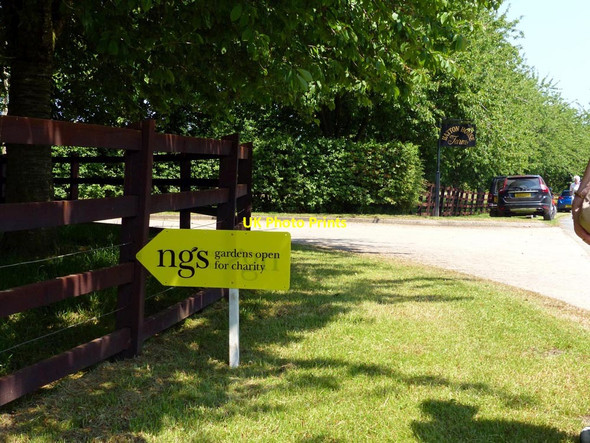 Photo 6"x4" NGS sign Hatton House Hatton Heath c2016
