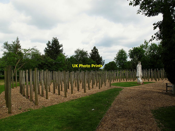 Photo 6"x4" National Memorial Arboretum: Shot at Dawn Croxall c2016