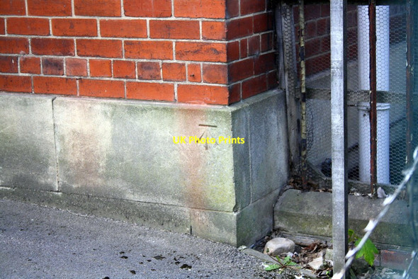 Photo 6"x4" Benchmark on Building 45 Hipswell c2016