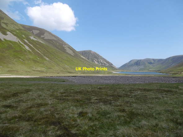 Photo 6"x4" Alluvial Fan, Gaick Sr\u00f2n Bh\u00f9irich c2016