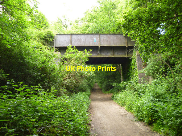 Photo 6"x4" Old railway bridge Barnston\/TL6419 c2016