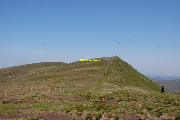 Photo 6"x4" Col on the Berwyn ridge Berwyn\/SJ0633 c2016