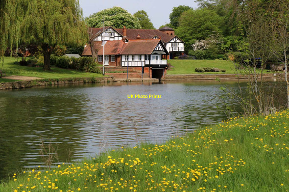 Photo 6"x4" Boathouse by the River Thames Burcot\/SU5695 c2016