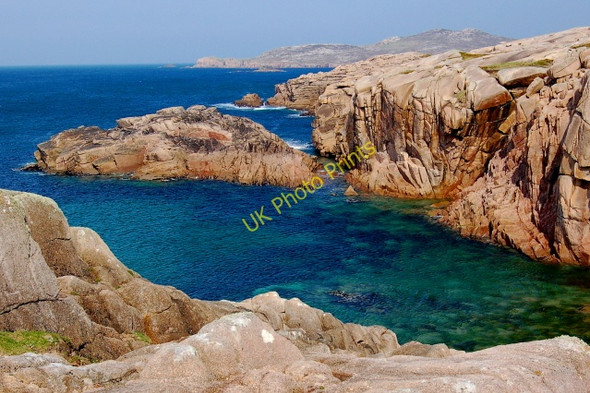Photo 6"x4" Cruit Island - NW coast at Donegal Thatched Cottages Kincaslough c2008