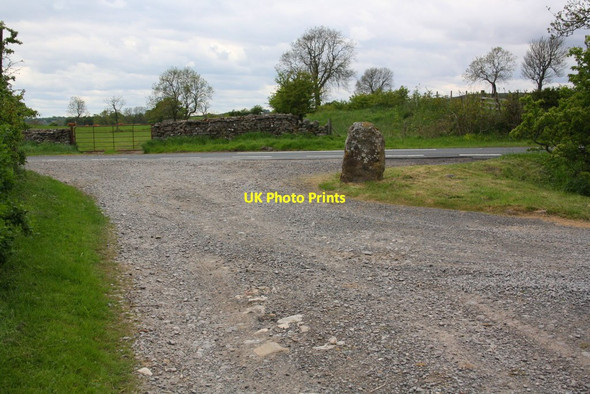 Photo 6"x4" Farm track from Highfields Farm to A6108 (Runs Bank) Bellerby c2016