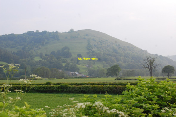 Photo 6"x4" View across the Tanat Valley Rhos-y-brithdir c2016