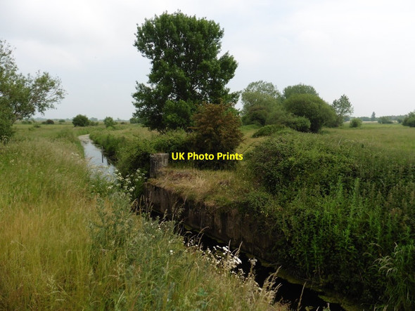 Photo 6"x4" Site of railway bridge on former Taunton to Chard branch Bankland c2016