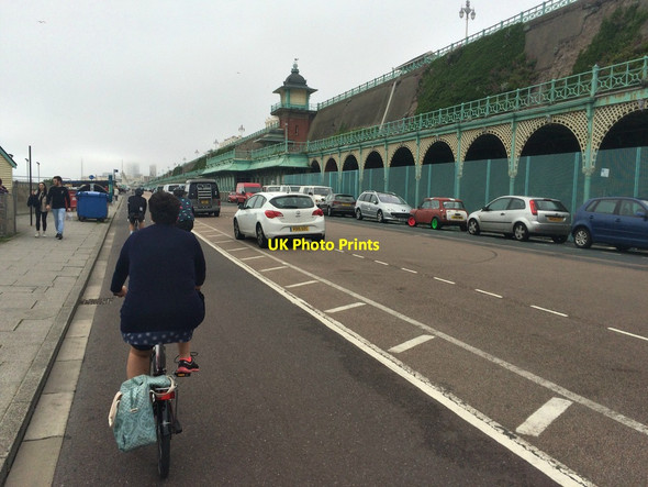 Photo 6"x4" Riding toward the Madeira Lift Kemp Town c2016