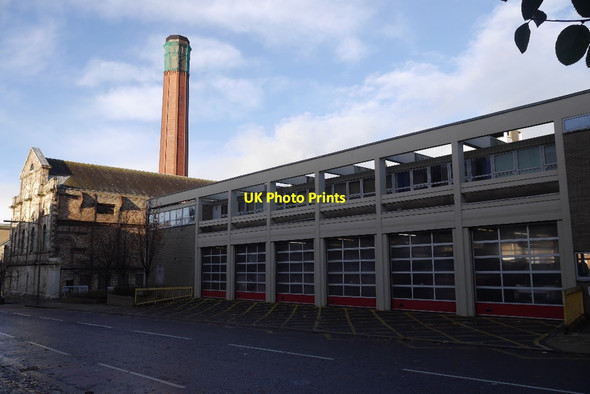 Photo 6"x4" Fire station, McDonald Road Edinburgh c2015