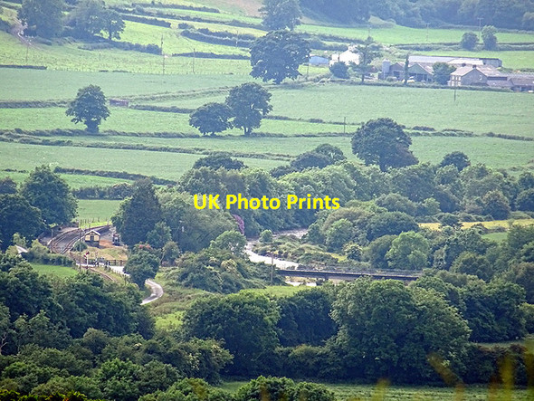 Photo 6"x4" Afon Rheidol and Capel Bangor Station, Vale of Rheidol Railway Capel Seion\/SN6379 c2016
