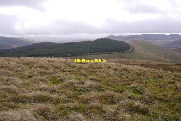 Photo 6"x4" Black Creich Hill Glendevon\/NN9904 c2015