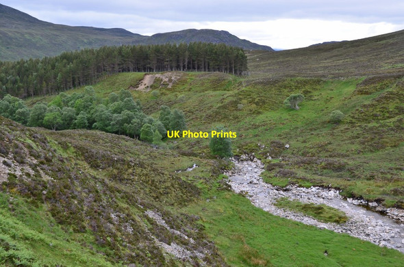 Photo 6"x4" Allt Fionndrigh, looking downstream Strone\/NH7100 c2016