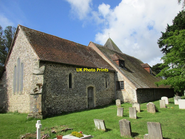 Photo 6"x4" St. Mary, Yapton, north side Burndell c2016