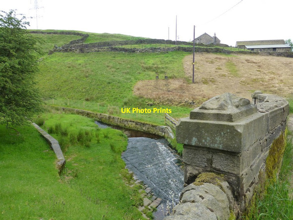 Photo 6"x4" Arnfield Brook passes under Arnfield Lane Tintwistle c2016
