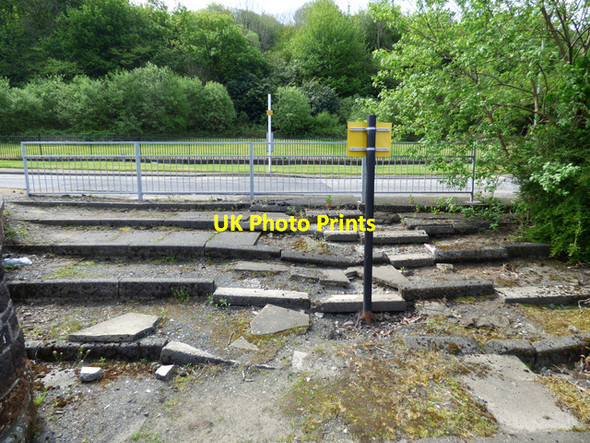 Photo 6"x4" Broken footpath at King George V Park Port Glasgow c2016