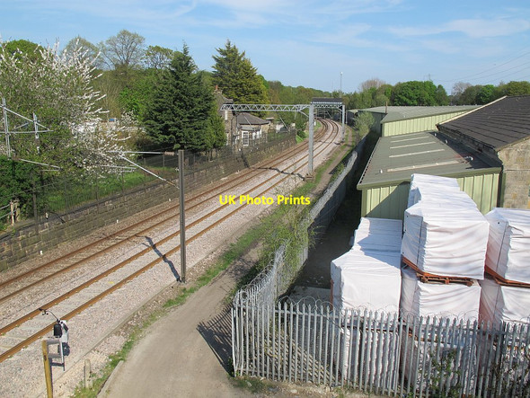Photo 6"x4" Railway east of Calverley Lane Horsforth c2016