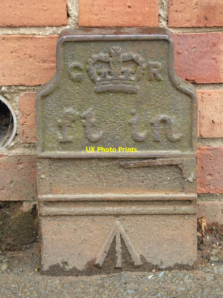 Photo 6"x4" GPO cable marker Tewkesbury c2016
