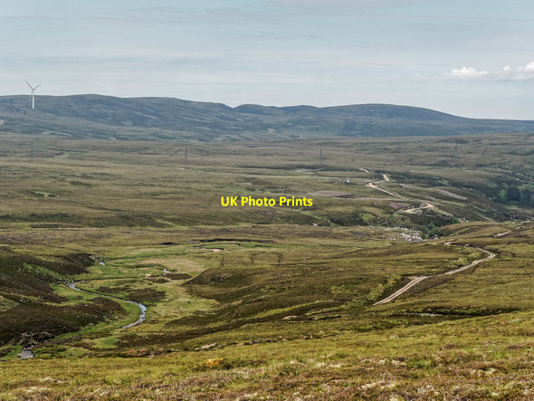 Photo 6"x4" Glenkyllach Forest Grouse Moor Allt Tarsuinn\/NH7025 c2016
