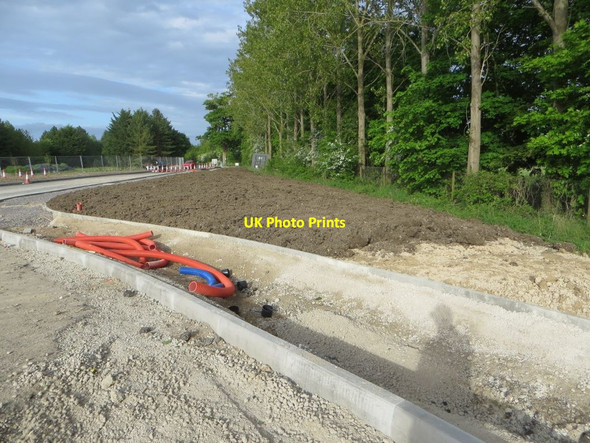 Photo 6"x4" Pipe in the Path Chilton\/SU4885 c2016