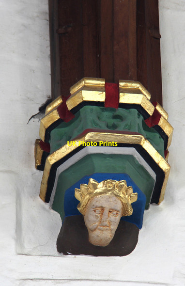 Photo 6"x4" St Mary, Eaton Bray - Corbel Eaton Bray c2016